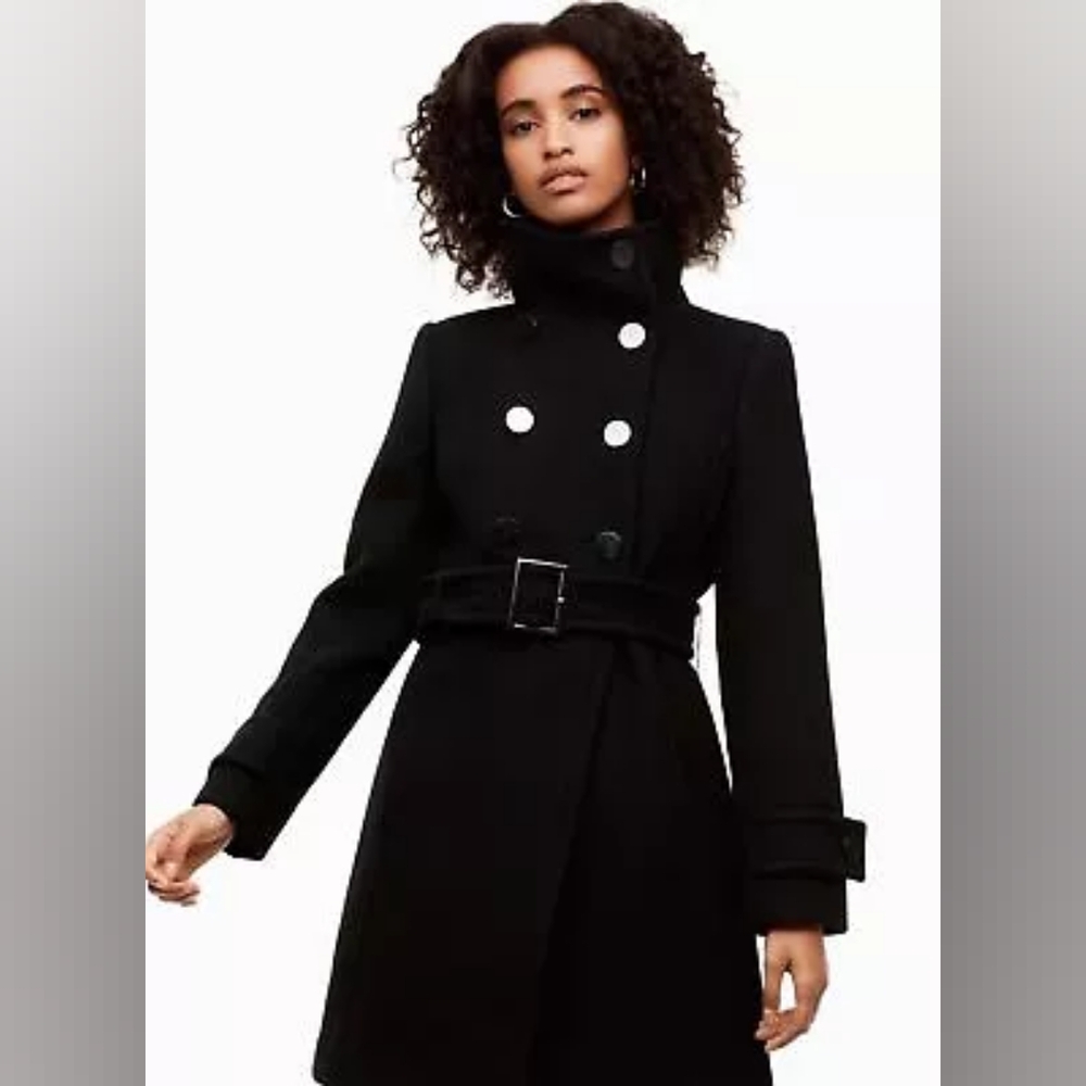 Babaton Black Bromly Coat